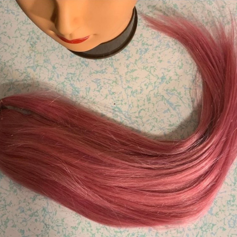 New Soft Pink Human Hair Ponytail Extension